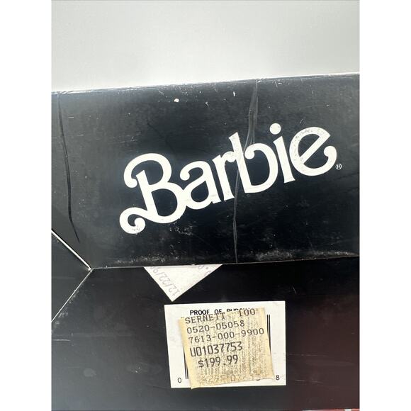 Solo in the Spotlight 1961 Barbie Doll Porcelain Limited Edition 1989 Mattel NEW - Picture 11 of 11